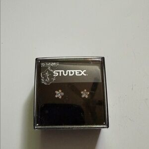 Gold and Silver Flower Earrings